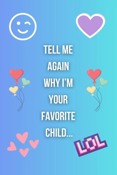 Funny Notebook for Mom or Dad